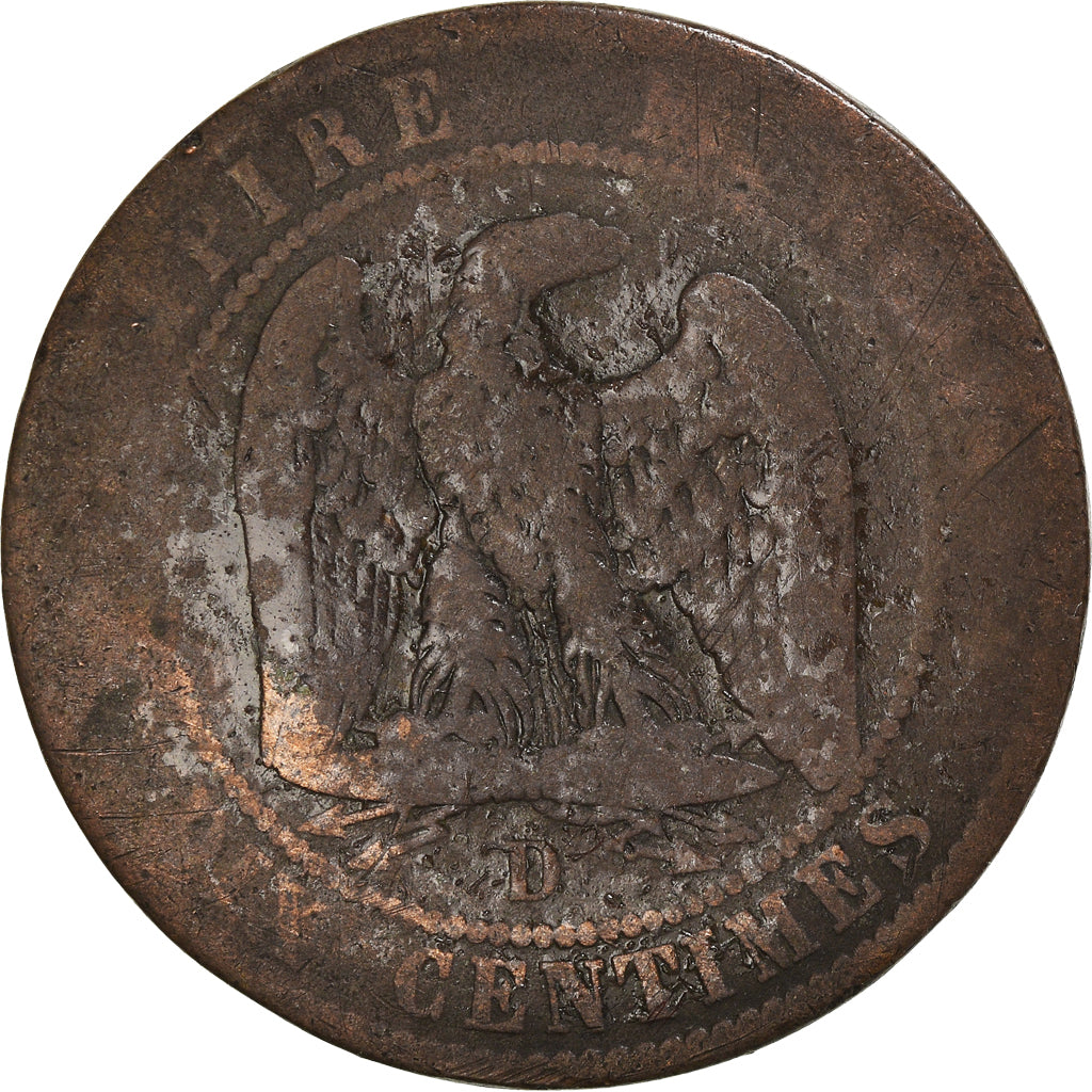 Monnaie, France, 10 Centimes, 1855