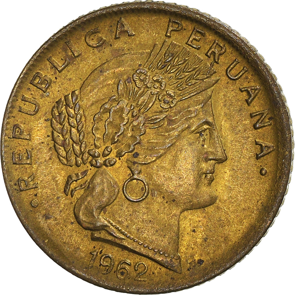 Moneda, Perú, 5 Centavos, 1962