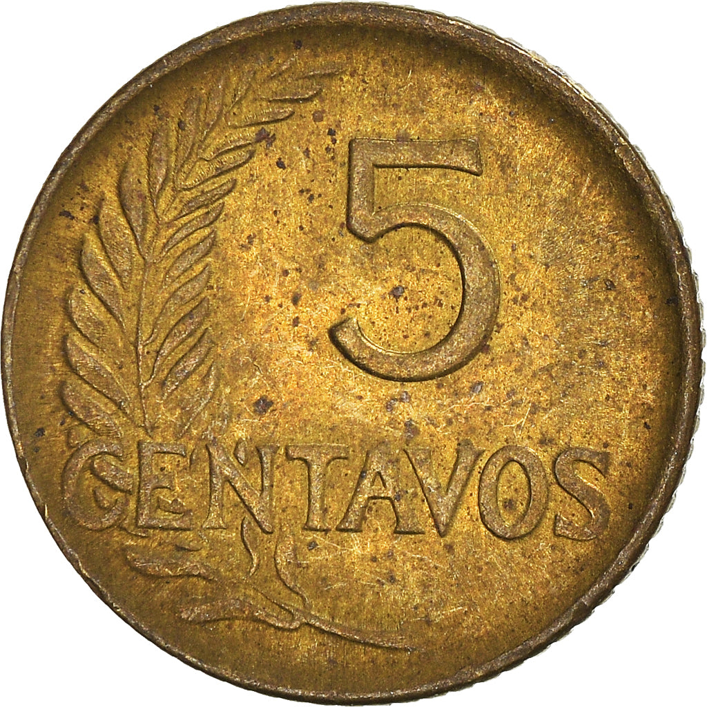 Moneda, Perú, 5 Centavos, 1962