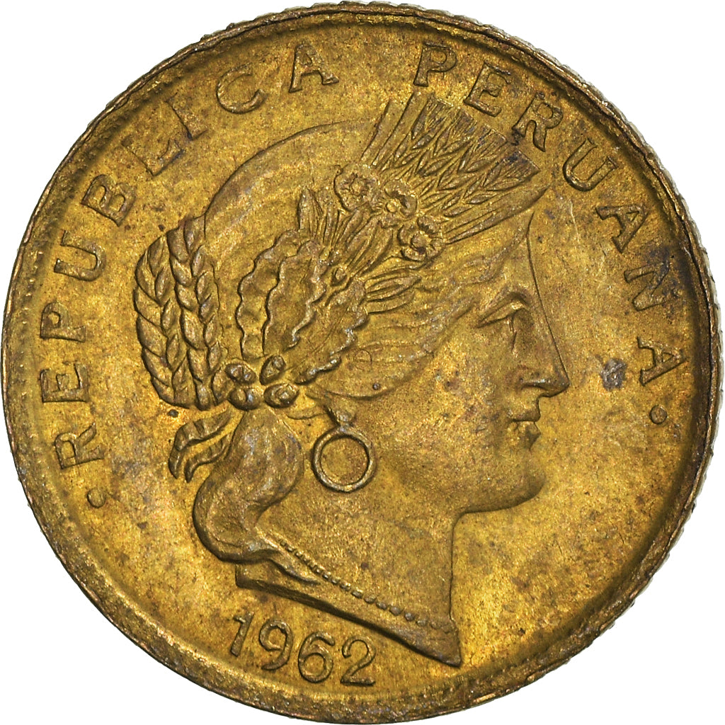 Moneda, Perú, 5 Centavos, 1962