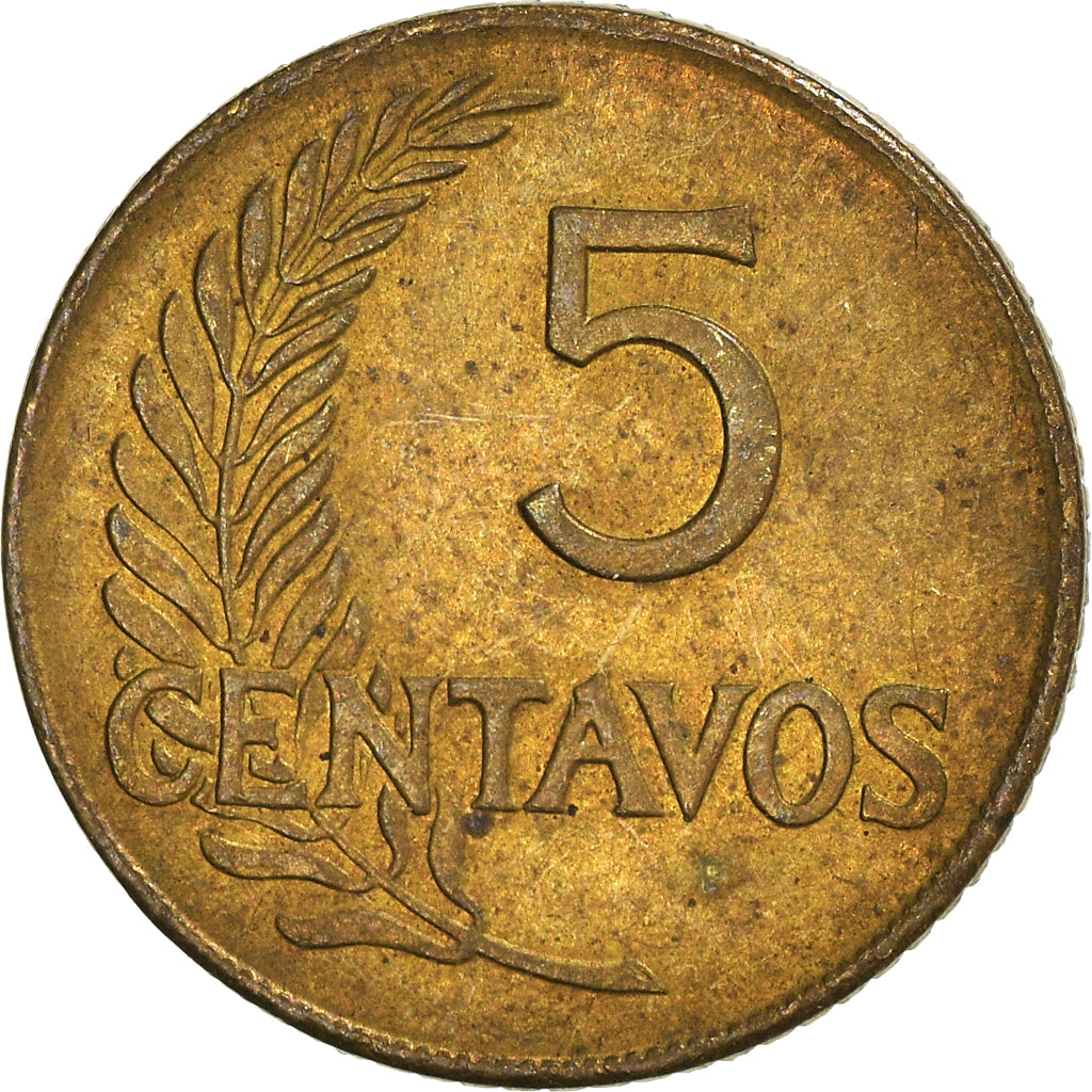Moneda, Perú, 5 Centavos, 1962