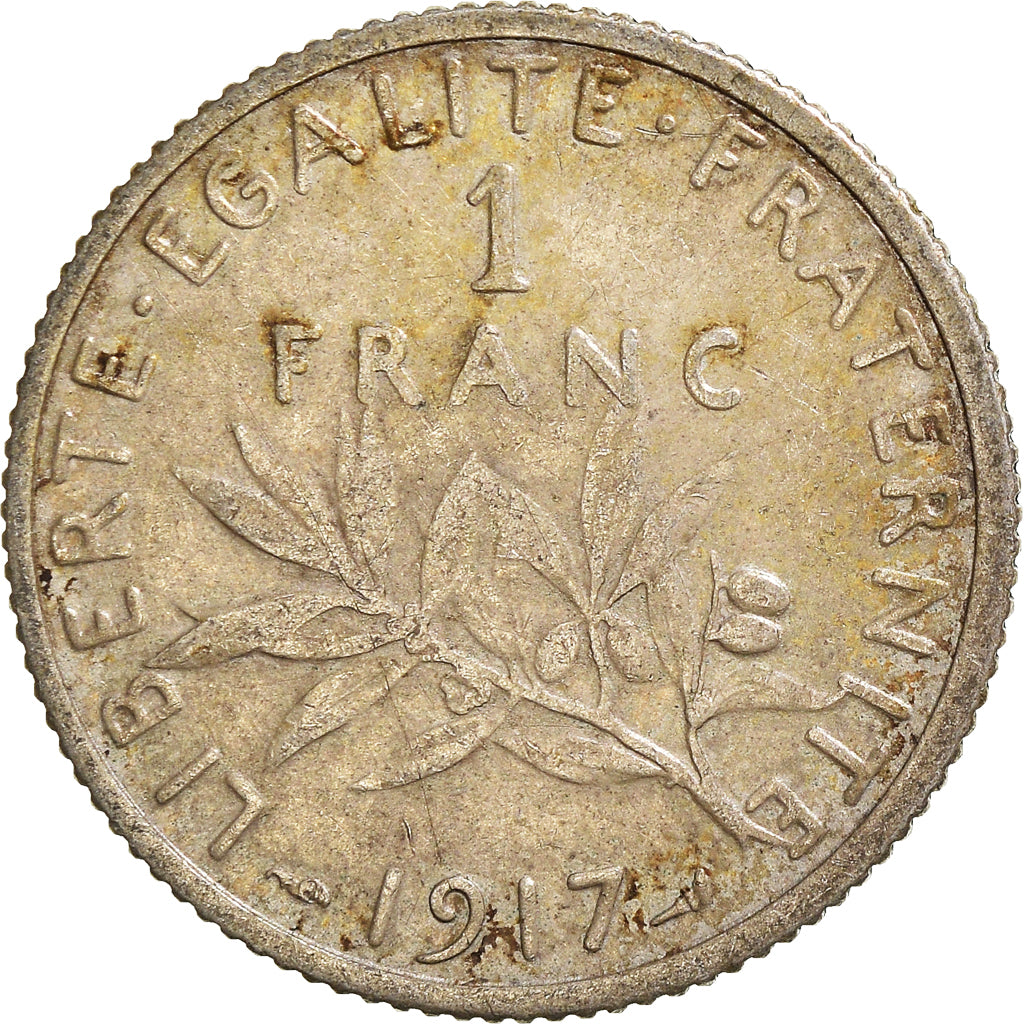 Münze, Frankreich, Franc, 1917