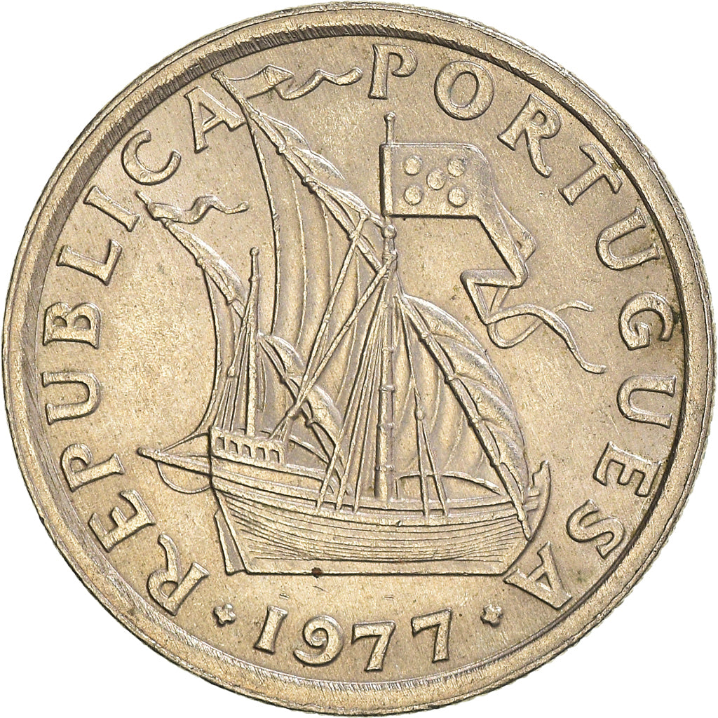 Moeda, Portugal, 2-1/2 Escudos, 1977
