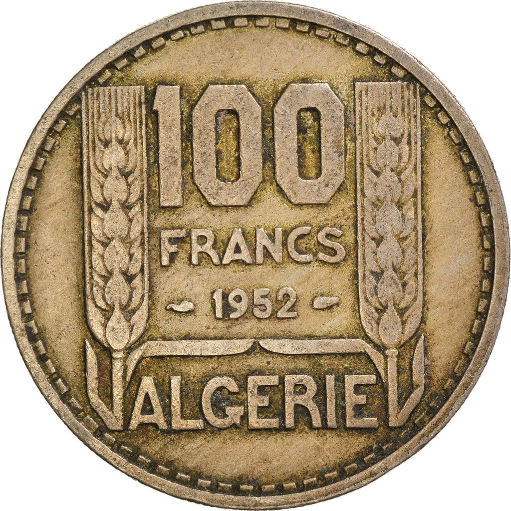 Munten, Algerije, 100 Francs, 1952