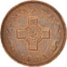 Moneta, Malta, Cent, 1972, EF(40-45), Bronze, KM:8