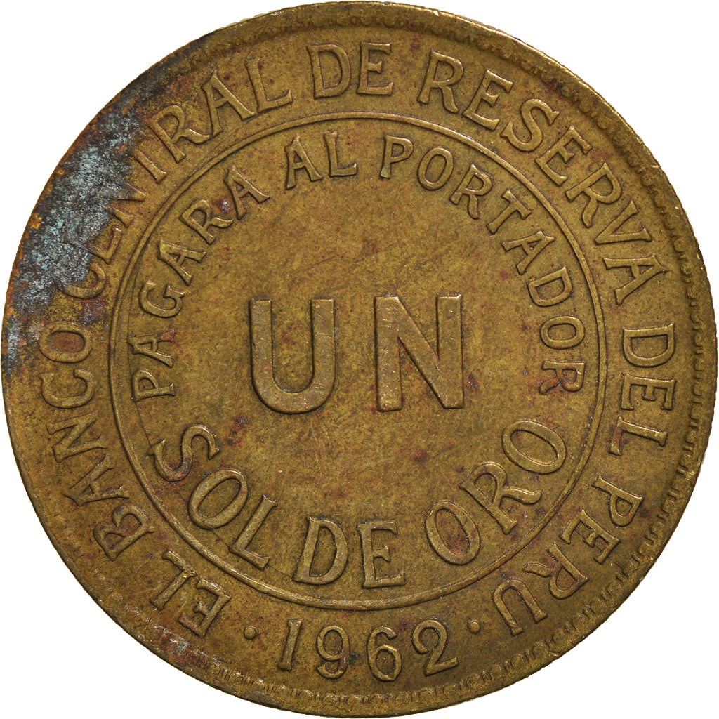Moneda, Perú, Sol, 1962