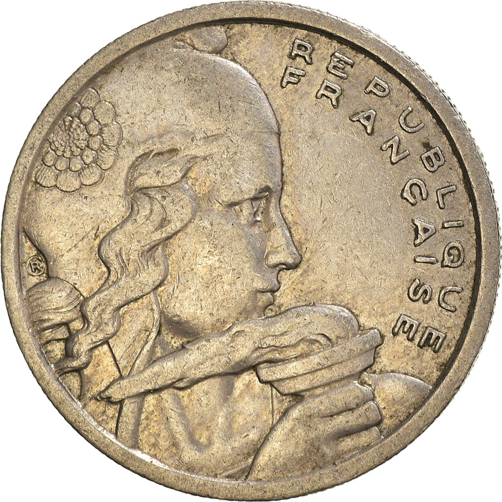 Munten, Frankrijk, 100 Francs, 1954
