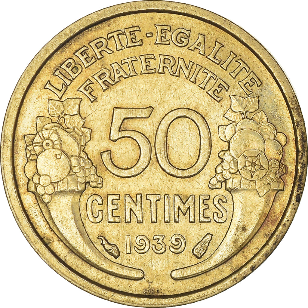 Coin, France, 50 Centimes, 1939