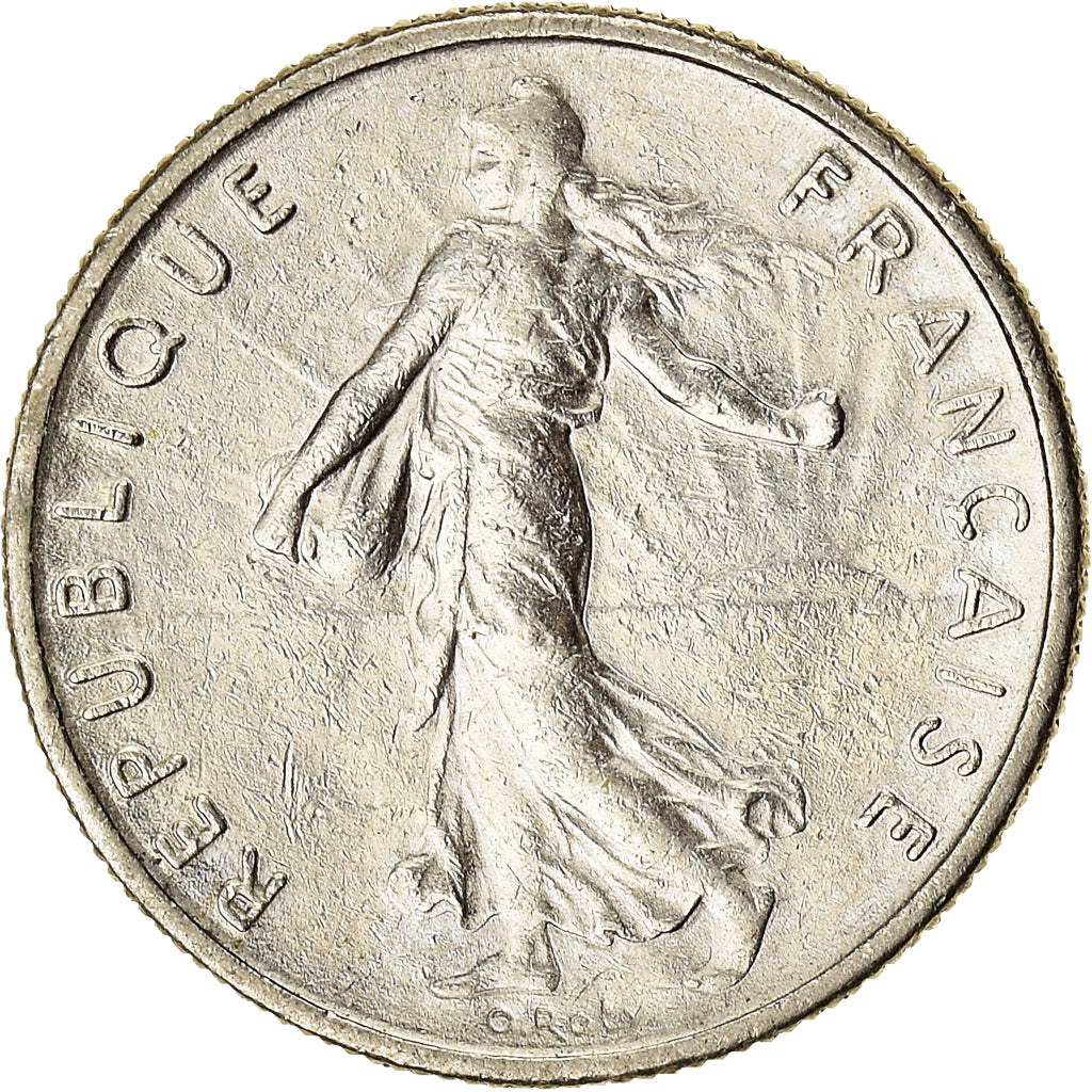 Moeda, França, 1/2 Franc, 1965