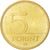 Moneda, Hungría, 5 Forint, 1994, SC, Níquel - latón, KM:694