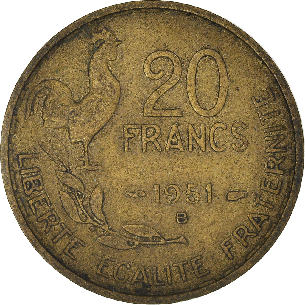 Münze, Frankreich, 20 Francs, 1951