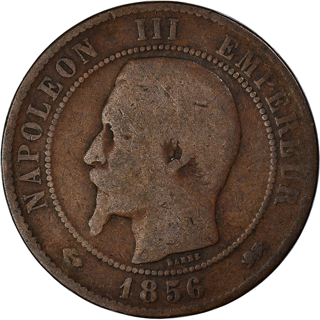 Moneta, Francia, 10 Centimes, 1856
