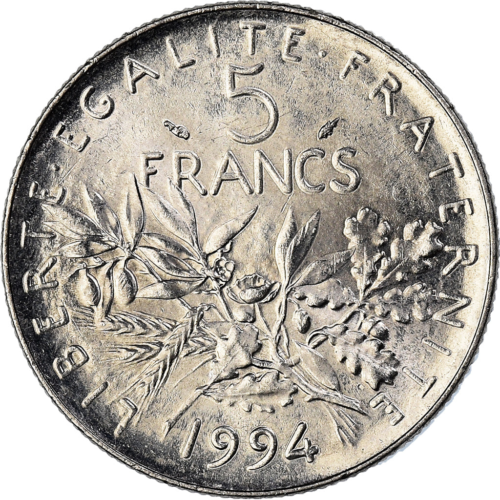 Moneta, Francia, 5 Francs, 1994
