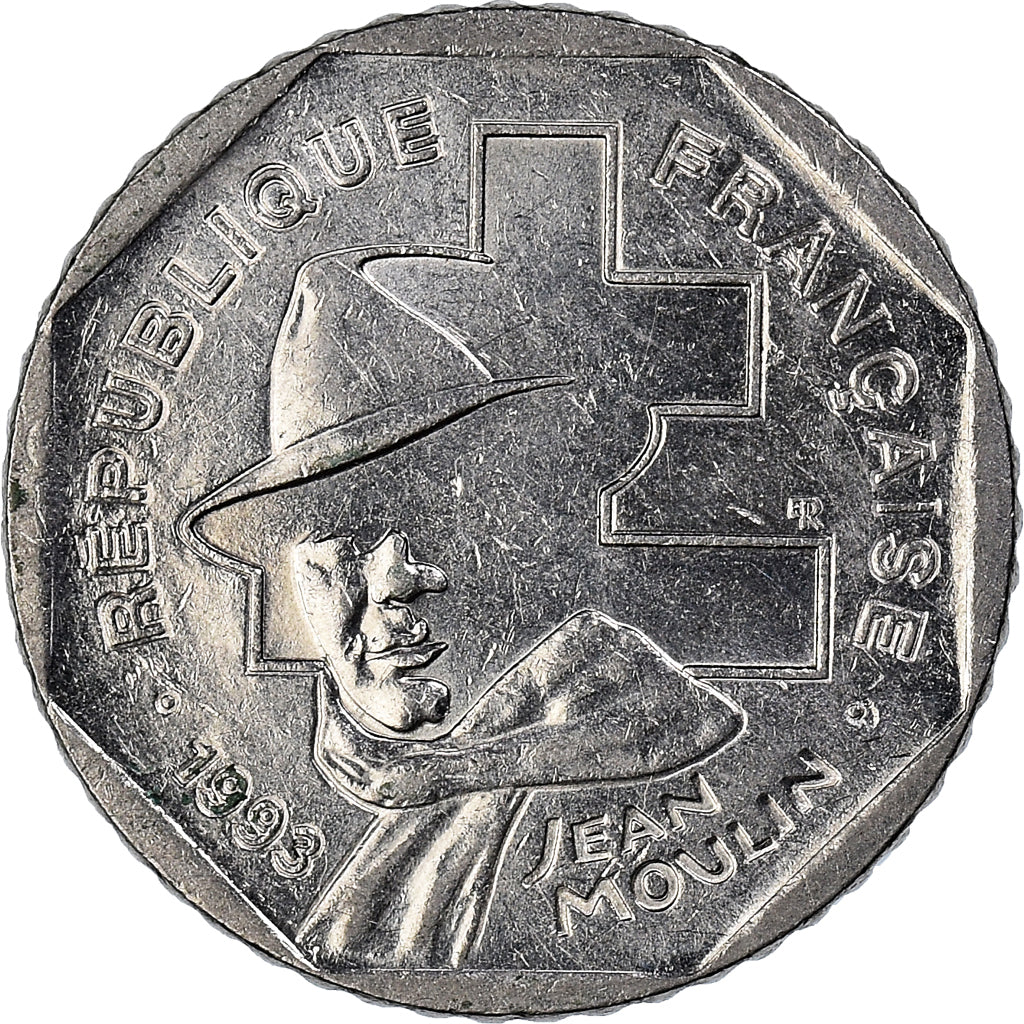 Moneda, Francia, 2 Francs, 1993