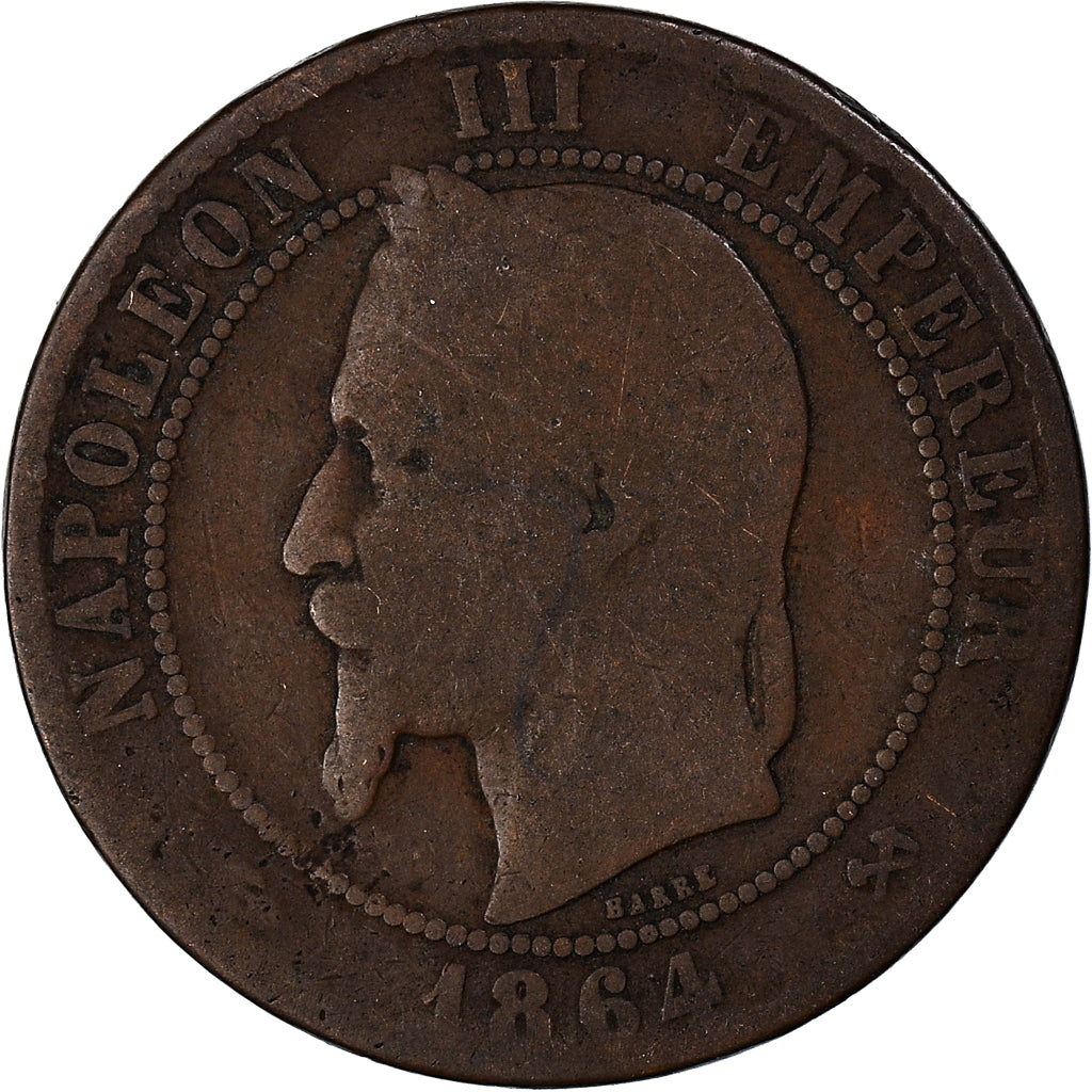 Francia, 10 Centimes, 1864