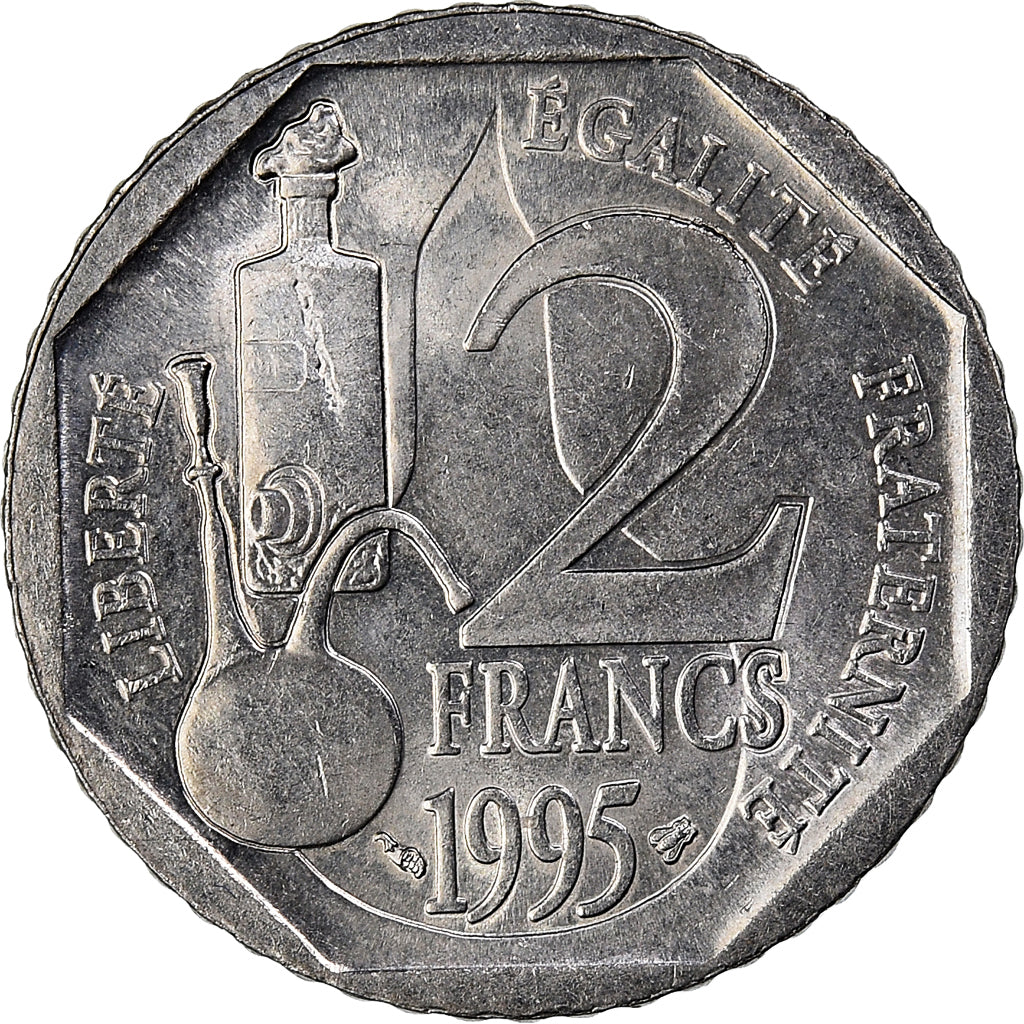 Munten, Frankrijk, 2 Francs, 1995