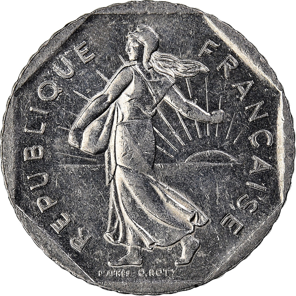 Moneda, Francia, 2 Francs, 1997