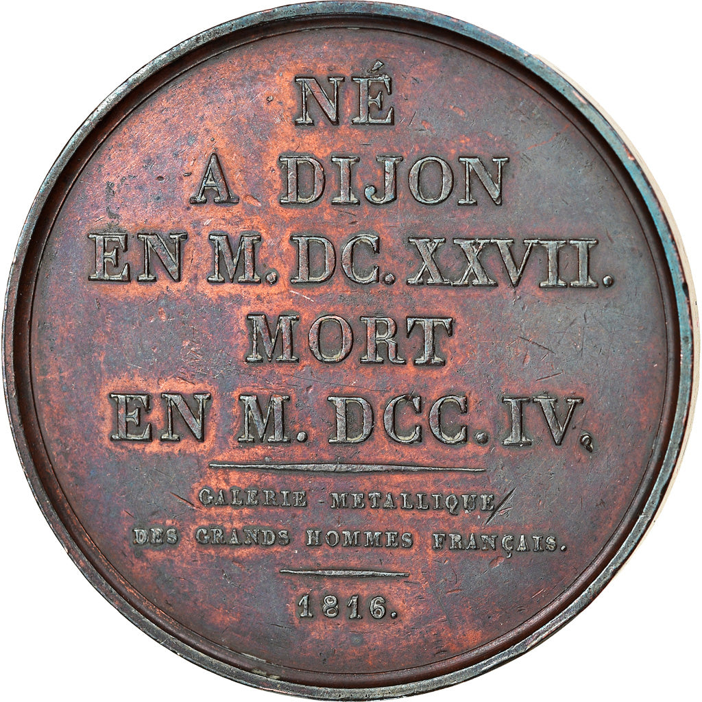 Francja, Medal, Galerie des Grands Hommes, Bossuet, Religie i wierzenia, 1816