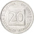 Coin, Slovenia, 20 Stotinov, 1992, MS(63), Aluminum, KM:8