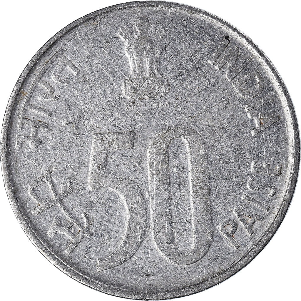Moneda, INDIA-REPÚBLICA, 50 Paise, 2002