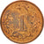 Moneda, Zimbabue, Cent, 1980, EBC, Bronce, KM:1