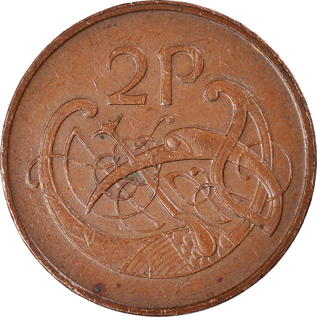 Moeda, REPÚBLICA DA IRLANDA, 2 Pence, 1996