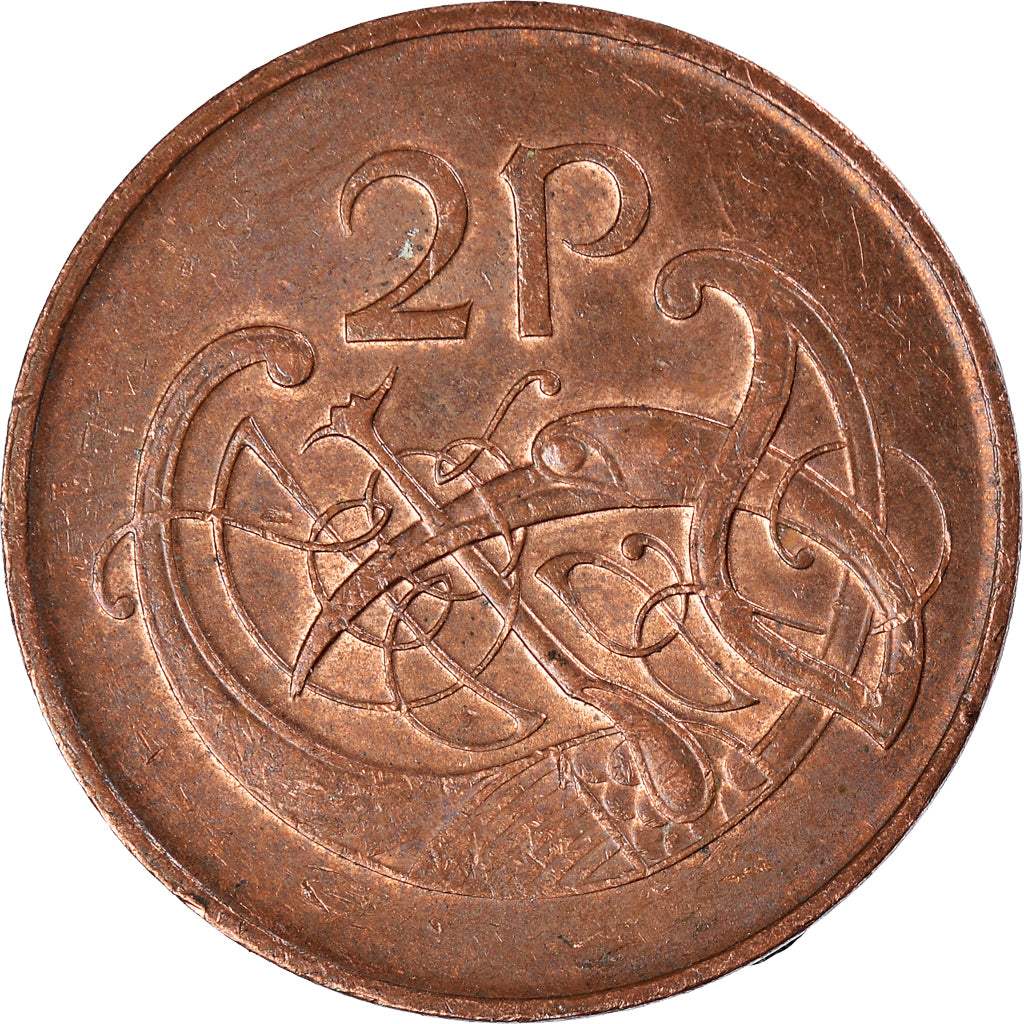 Moneda, REPÚBLICA DE IRLANDA, 2 Pence, 1995