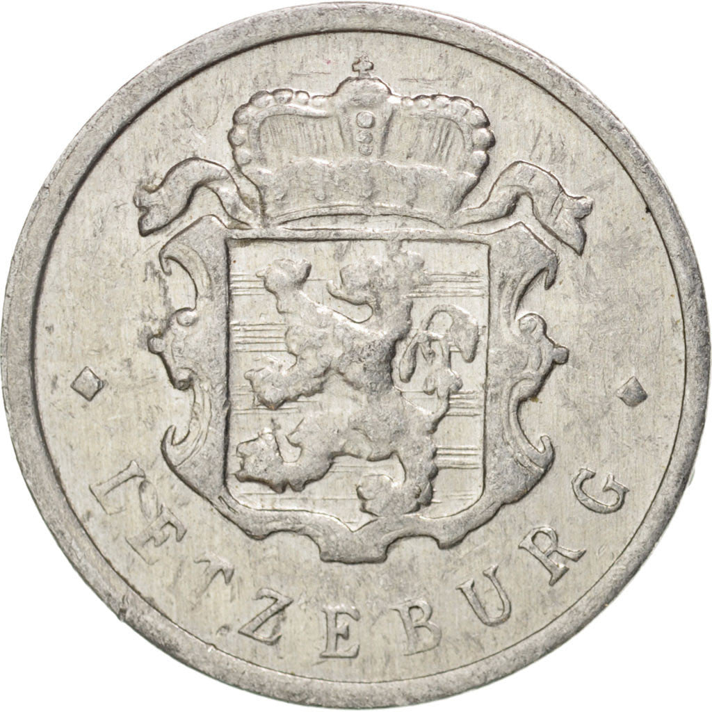 Coin, Luxembourg, Jean, 25 Centimes, 1972, EF(40-45), Aluminum, KM:45a.1