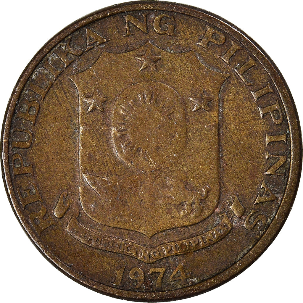 Moeda, Filipinas, 5 Sentimos, 1974