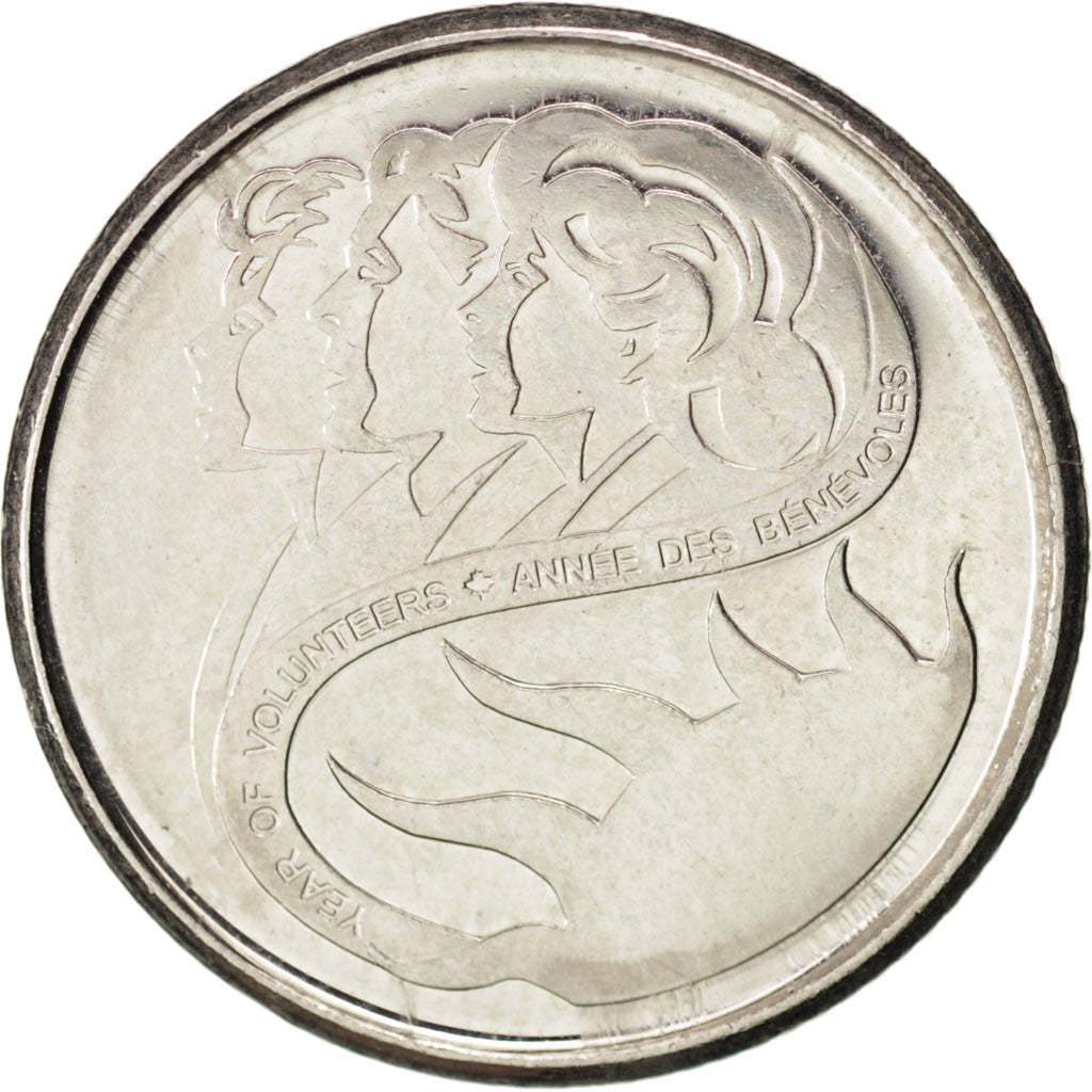Coin, Canada, Elizabeth II, 10 Cents, 2001, MS(63), Nickel plated steel, KM:412