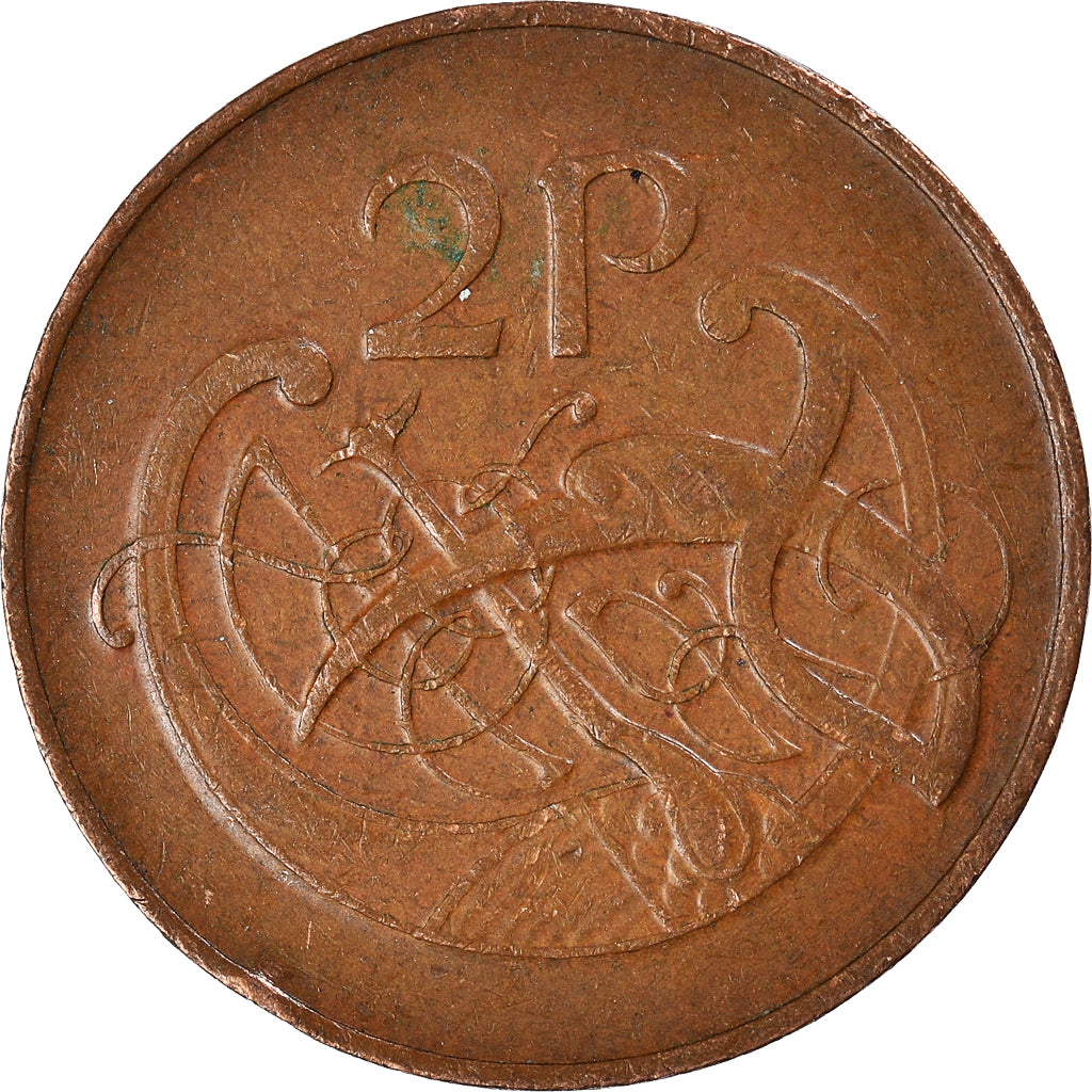 Moneta, REPUBBLICA D’IRLANDA, 2 Pence, 1980