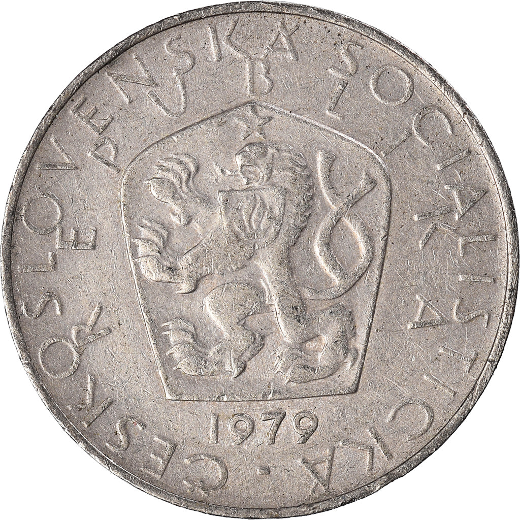 Münze, Tschechoslowakei, 5 Korun, 1979