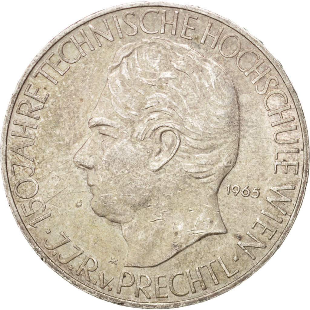 Coin, Austria, 25 Schilling, 1965, AU(55-58), Silver, KM:2897