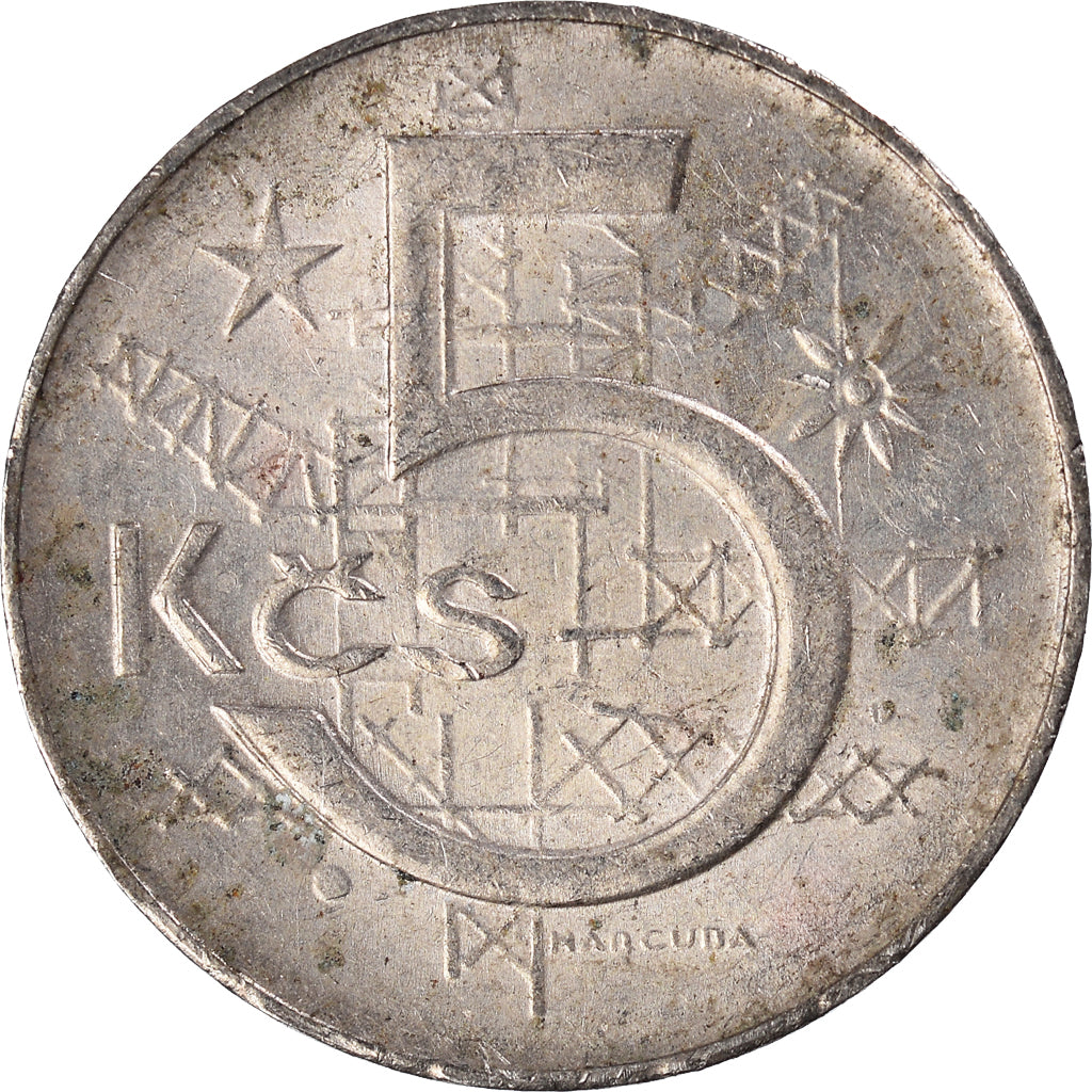 Münze, Tschechoslowakei, 5 Korun