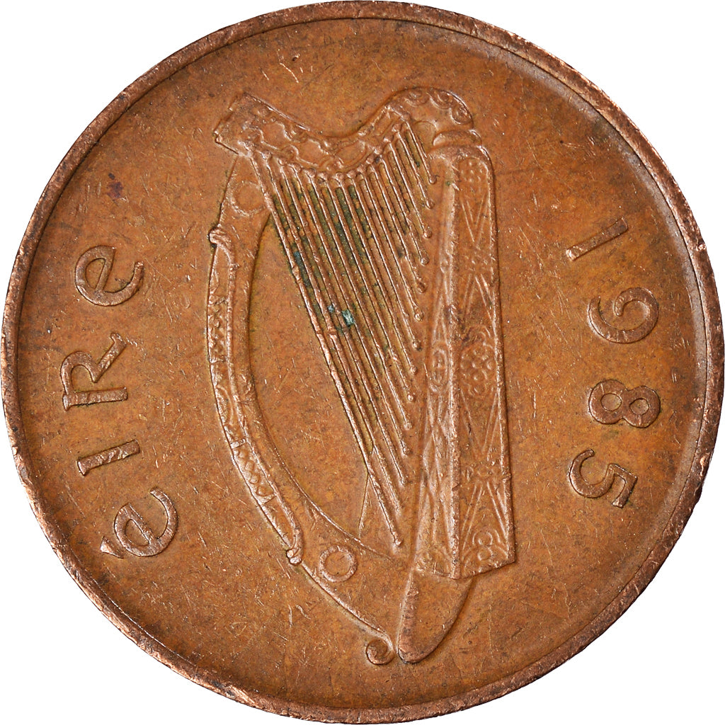 Moneda, REPÚBLICA DE IRLANDA, 2 Pence, 1985