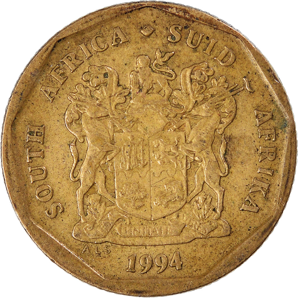 Moeda, África do Sul, 20 Cents, 1994