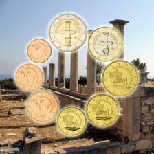 Cipro, 1 Cent to 2 Euro, 2014, FDC, N.C.