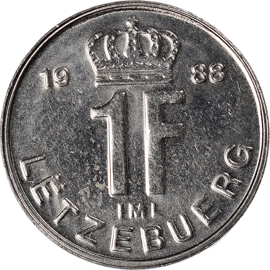 Moneda, Luxemburgo, Franc, 1988