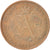 Münze, Belgien, Albert I, 2 Centimes, 1911, SS, Kupfer, KM:65