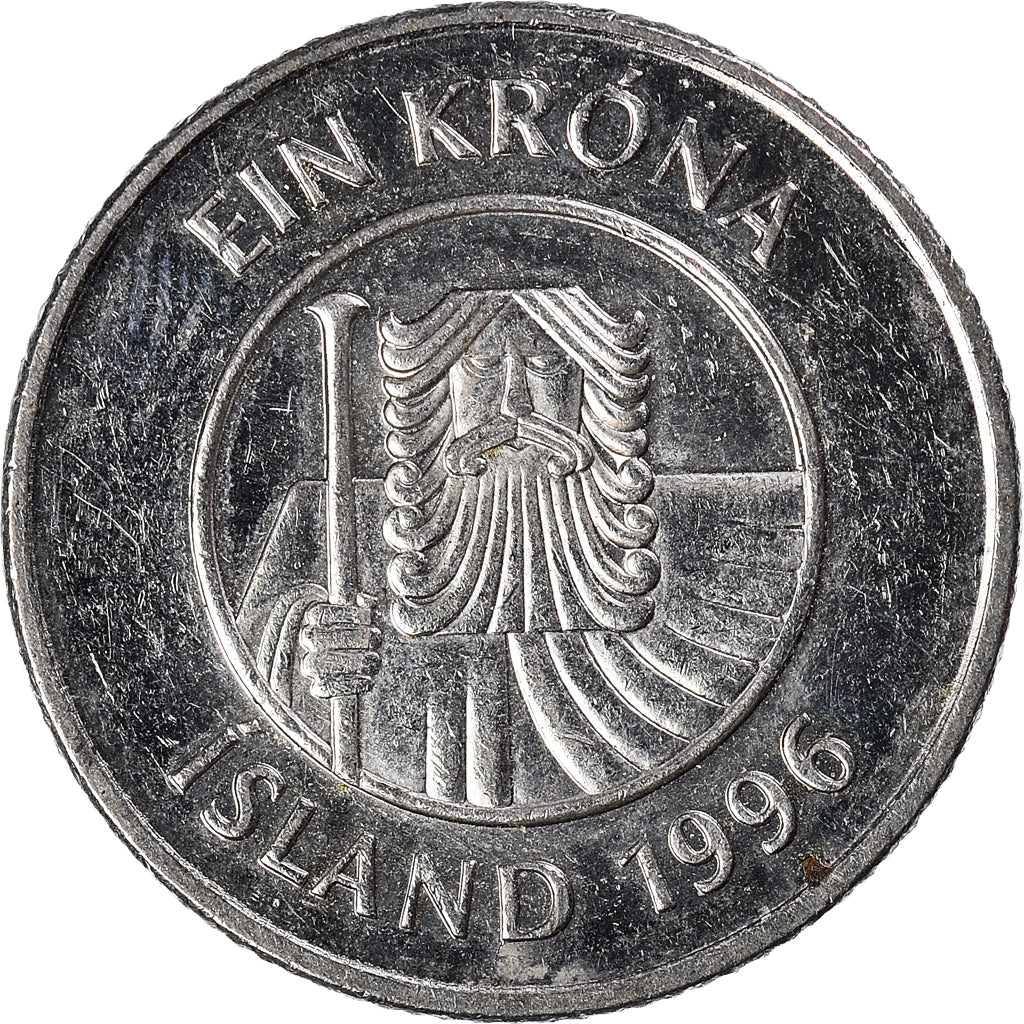 Munten, IJsland, Krona, 1996