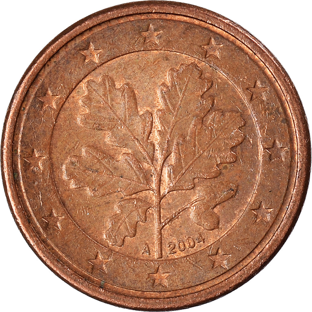 Moeda, ALEMANHA - REPÚBLICA FEDERAL, Euro Cent, 2004