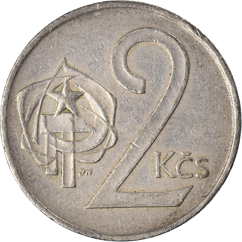 Moneta, Cecoslovacchia, 2 Koruny, 1972