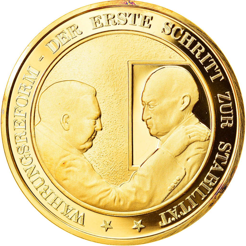 Alemanha, Medal, Währungsreform der Erste Schritt zur Stabilität, Politics
