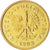 Moneta, Polska, Grosz, 1993, MS(60-62), Mosiądz, KM:276