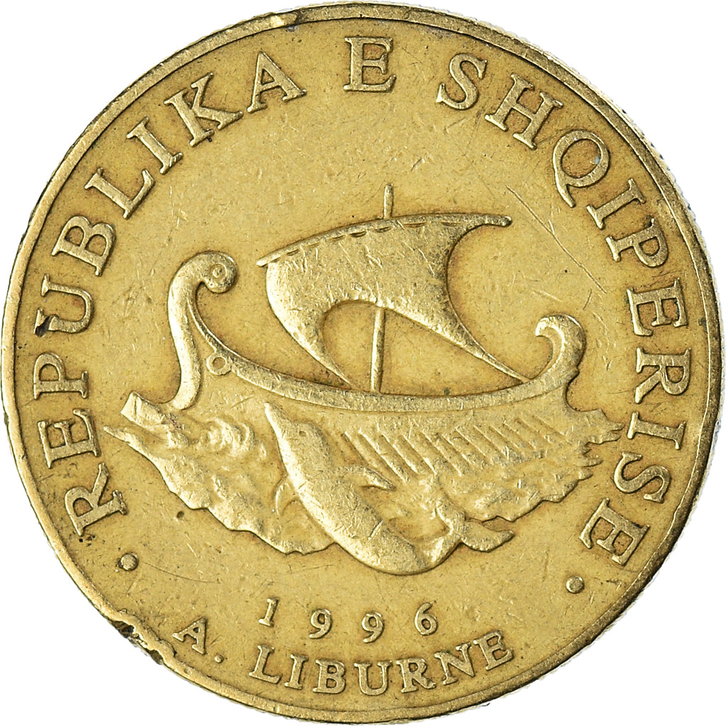 Moeda, Albânia, 20 Leke, 1996