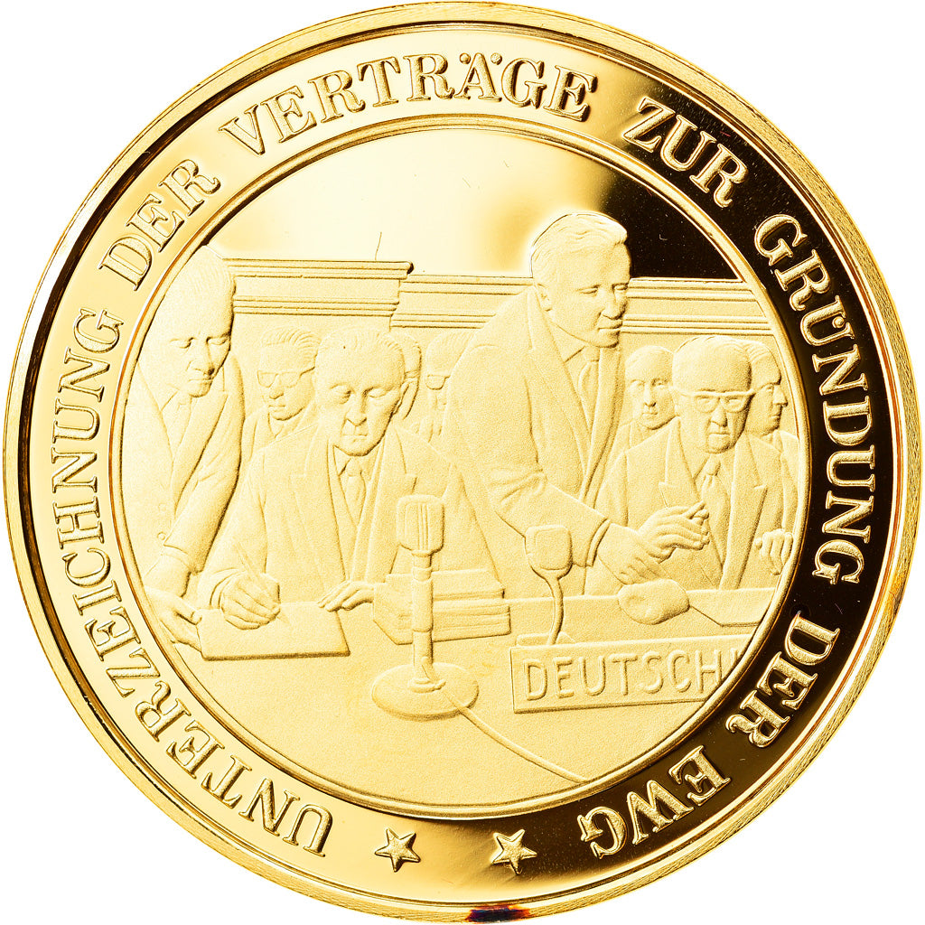 Allemagne, Médaille, Unterzeichnung der Verträge zur Gründung der Ewg