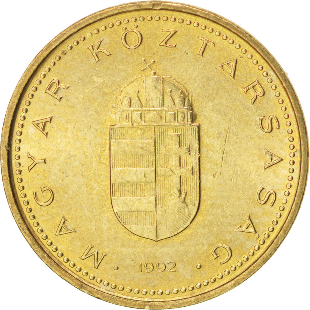 Moneta, Ungheria, Forint, 1992, SPL, Nichel-ottone, KM:692