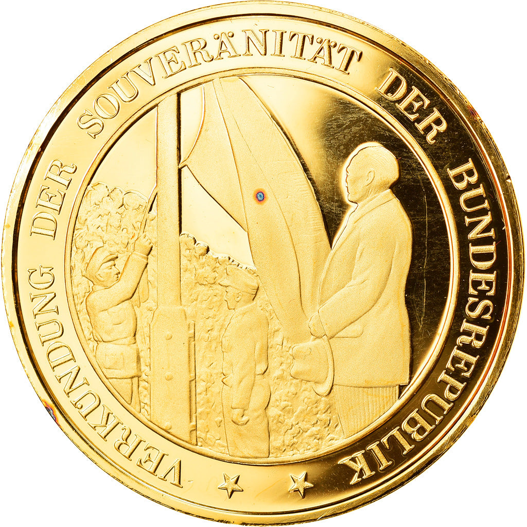 Germany, Medal, Verkündung der Souveränitat der Bundesrepublik, Politics