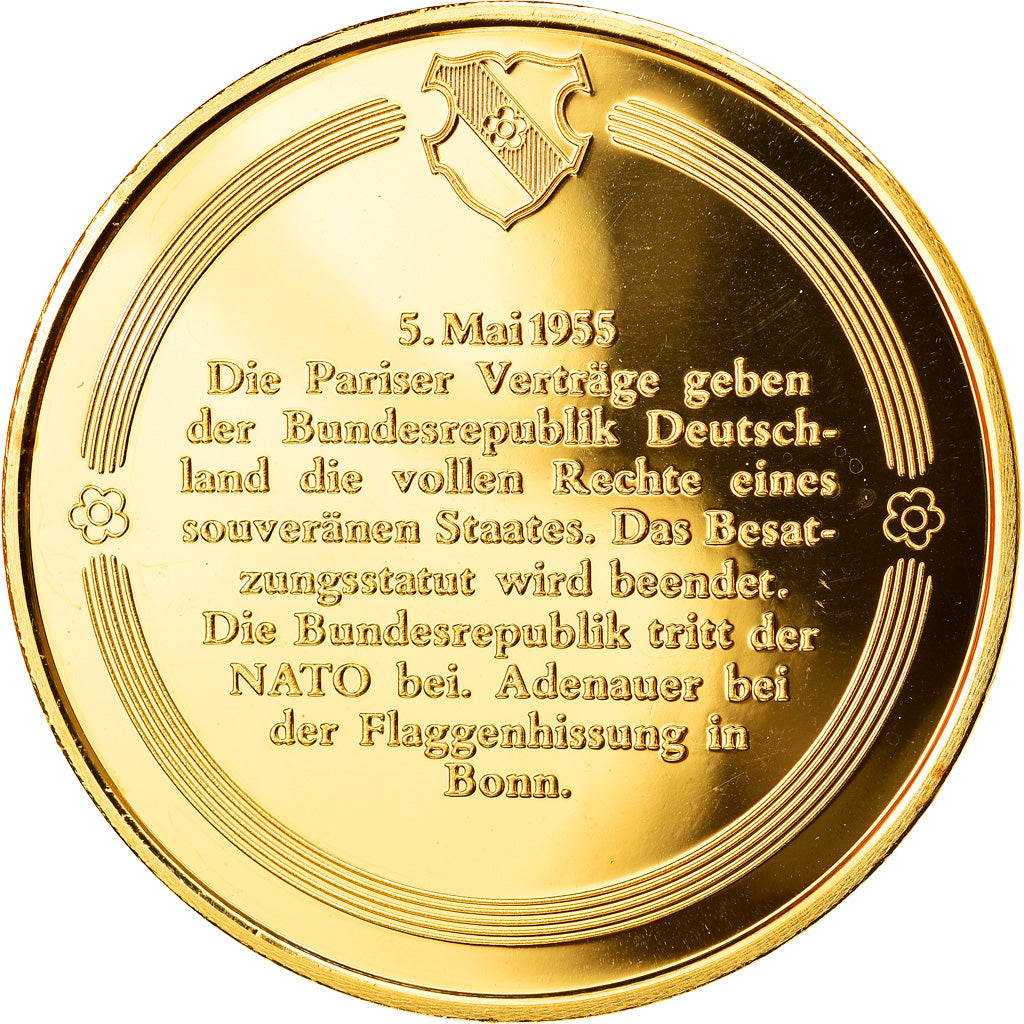 Germany, Medal, Verkündung der Souveränitat der Bundesrepublik, Politics