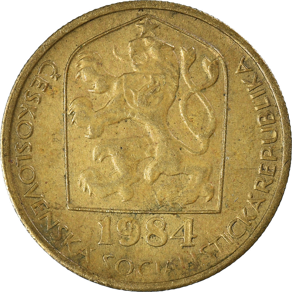 Coin, Czechoslovakia, 20 Haleru, 1984